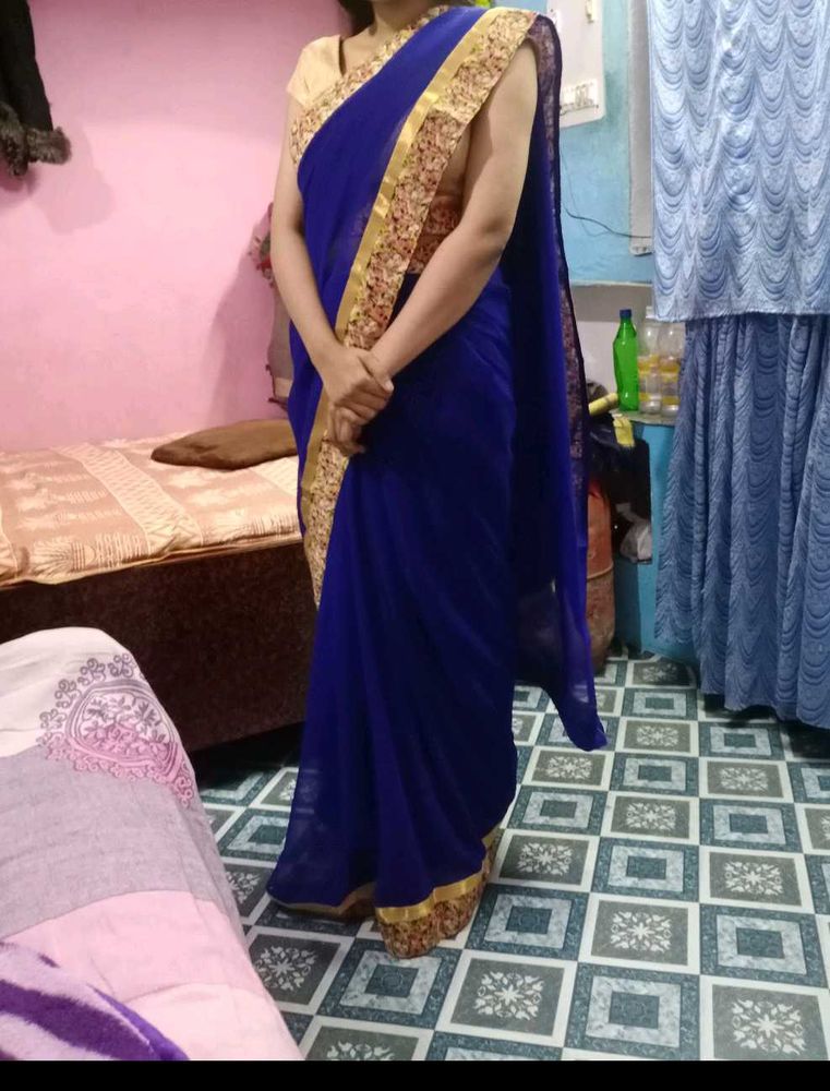 Beautiful Blue Saree