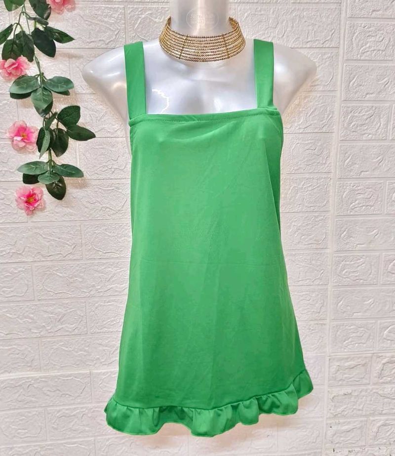 Size L/XL 🎁Buy 2 Get 1 Free🎁Green Strap Dress