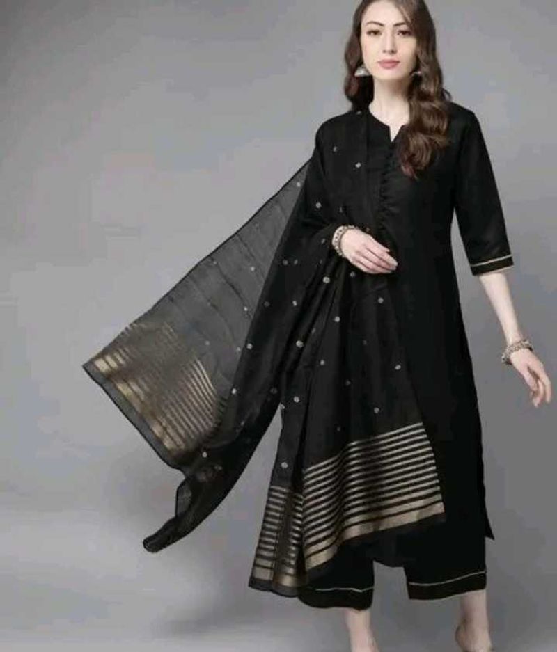 Elegent Black Kurthi New