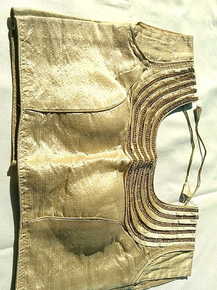New Embellished Gold Blouse
