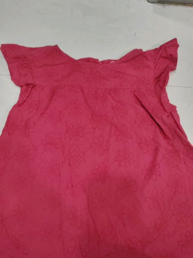 Pure Cotton Red Top