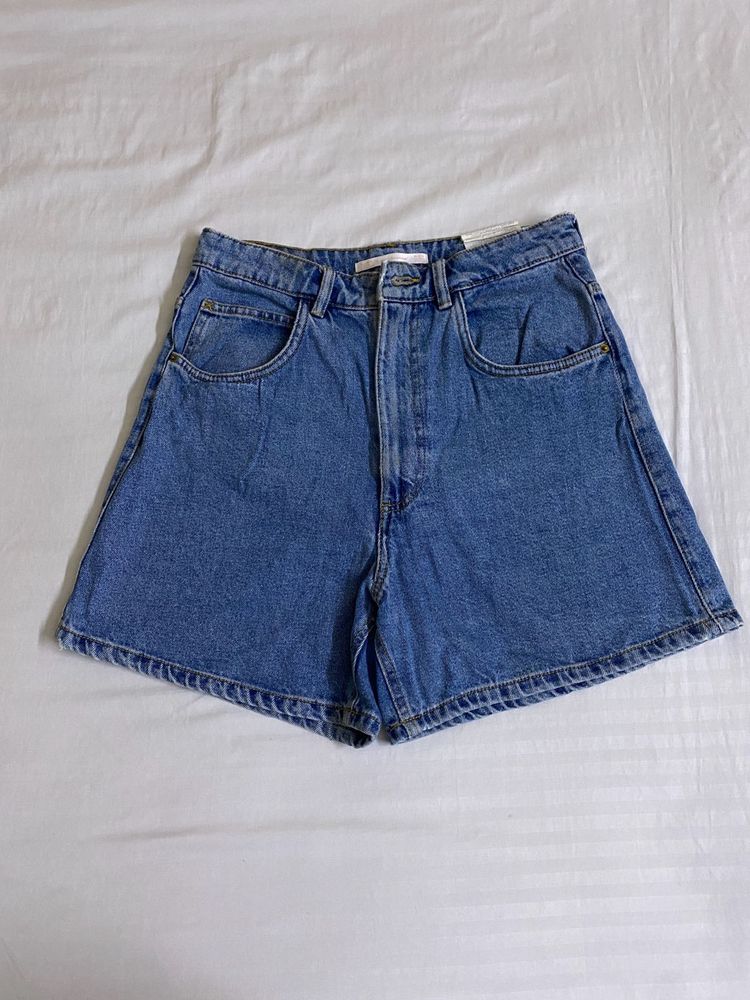 Zara Denim Shorts Waist 30