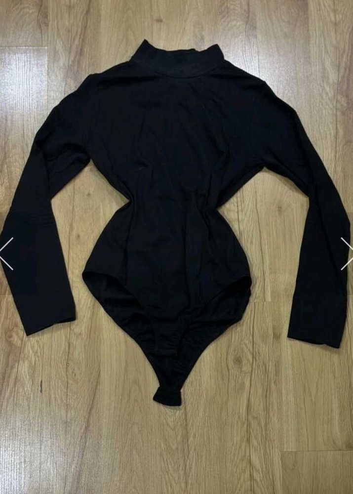 Black Long Sleeve Bodysuit