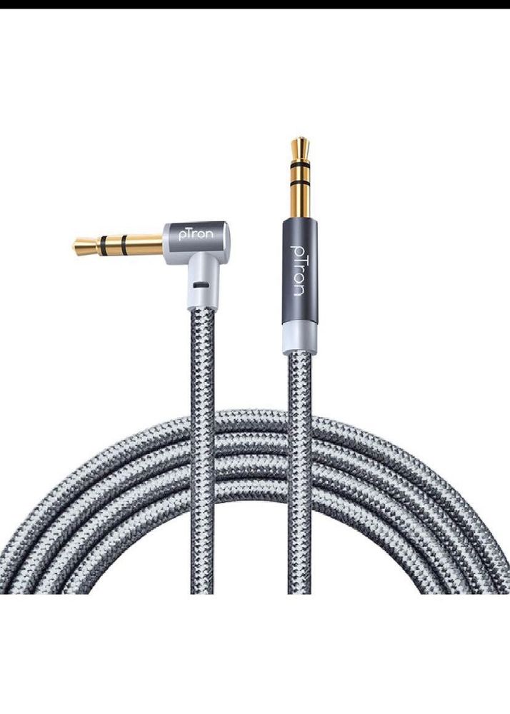 pTron 3.5mm Male to Mal E Stereo AuxCable, compat
