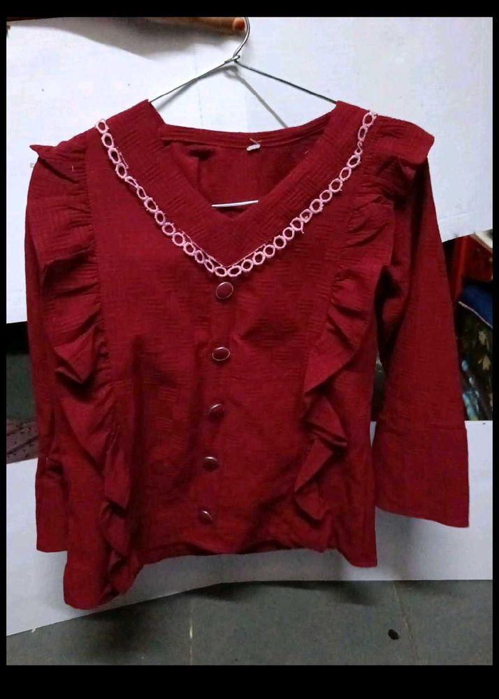Maroon Top