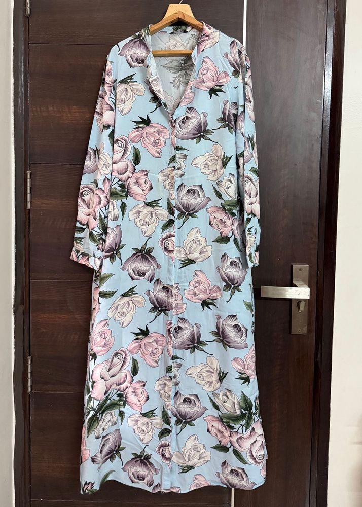 Floral Print Maxi Dress