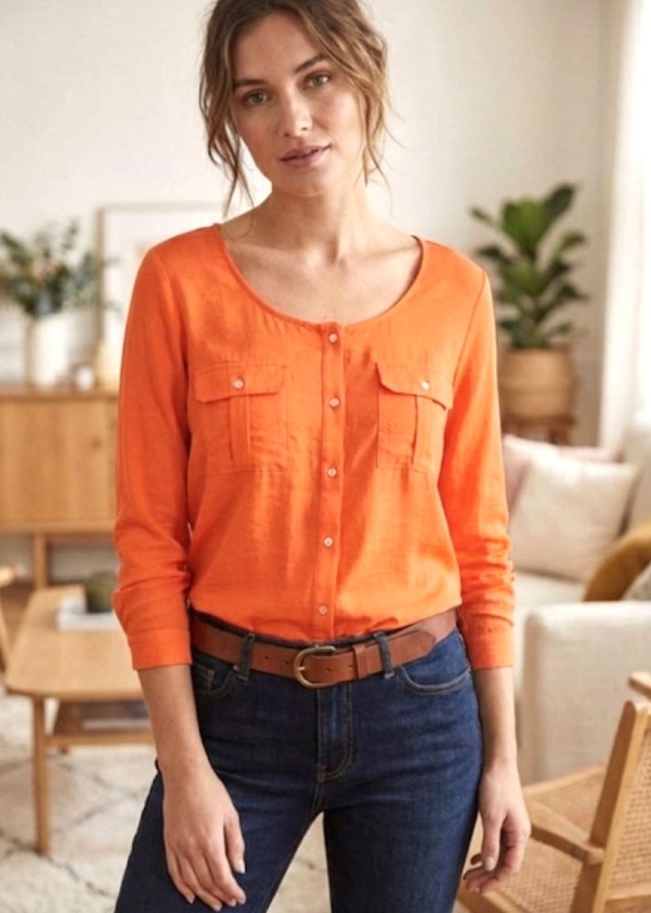 Beautiful Orange Imported Top