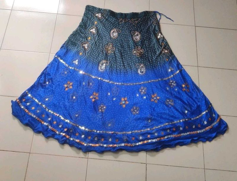 Boho Ombre Maxi Skirt