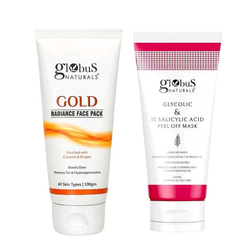 Globus Naturals Radiance Face Mask &amp; PeelOff-Mask