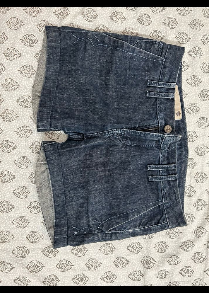 Denim shorts