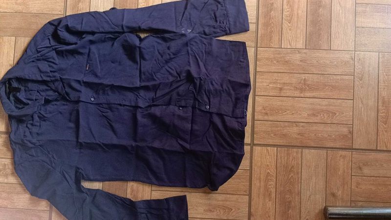 Navy Blue Casual Shirt
