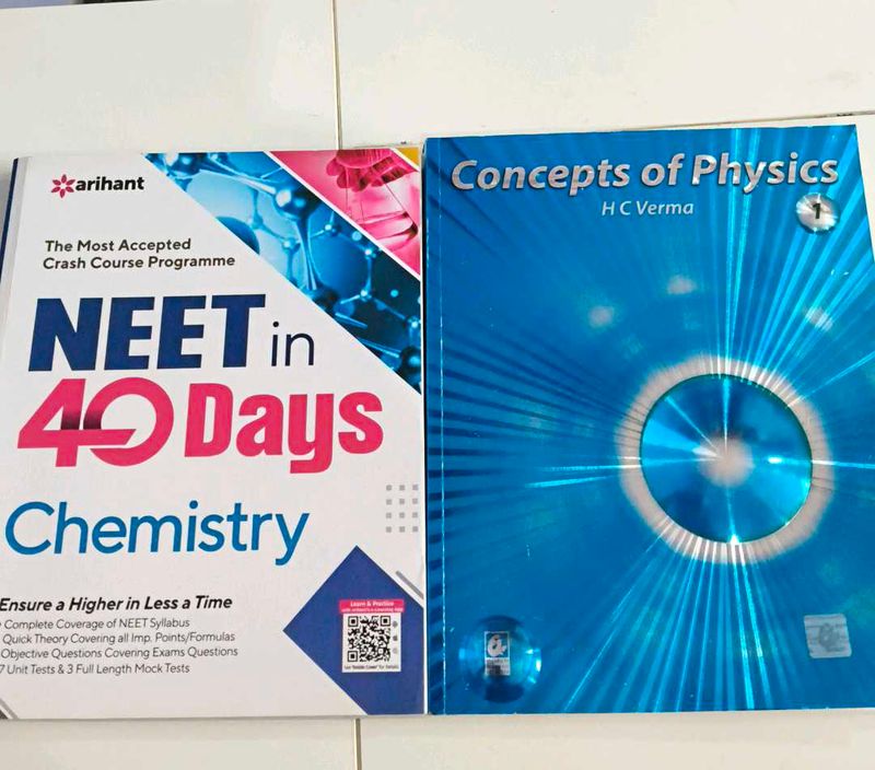 Arihant Chem Neet In 40 Days &amp; HC Verma Physics