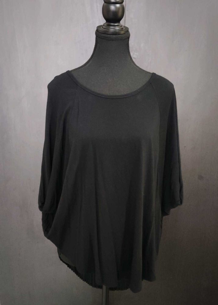 Black Dolman Sleeve Top