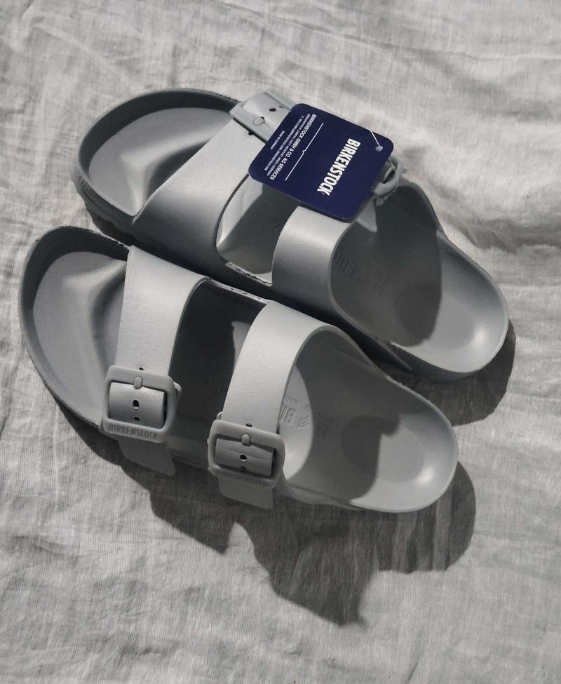 Birkenstock Arizona Essentials Silver - Size 39