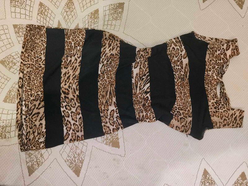 Animal Print Mini Dress
