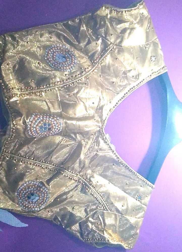 Golden Embellished Blouse