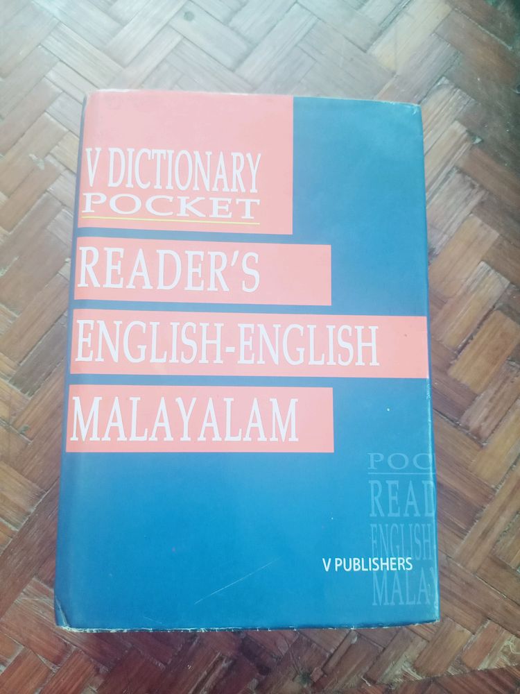 English Malayalam Pocket Dictionary. By V Publishers.