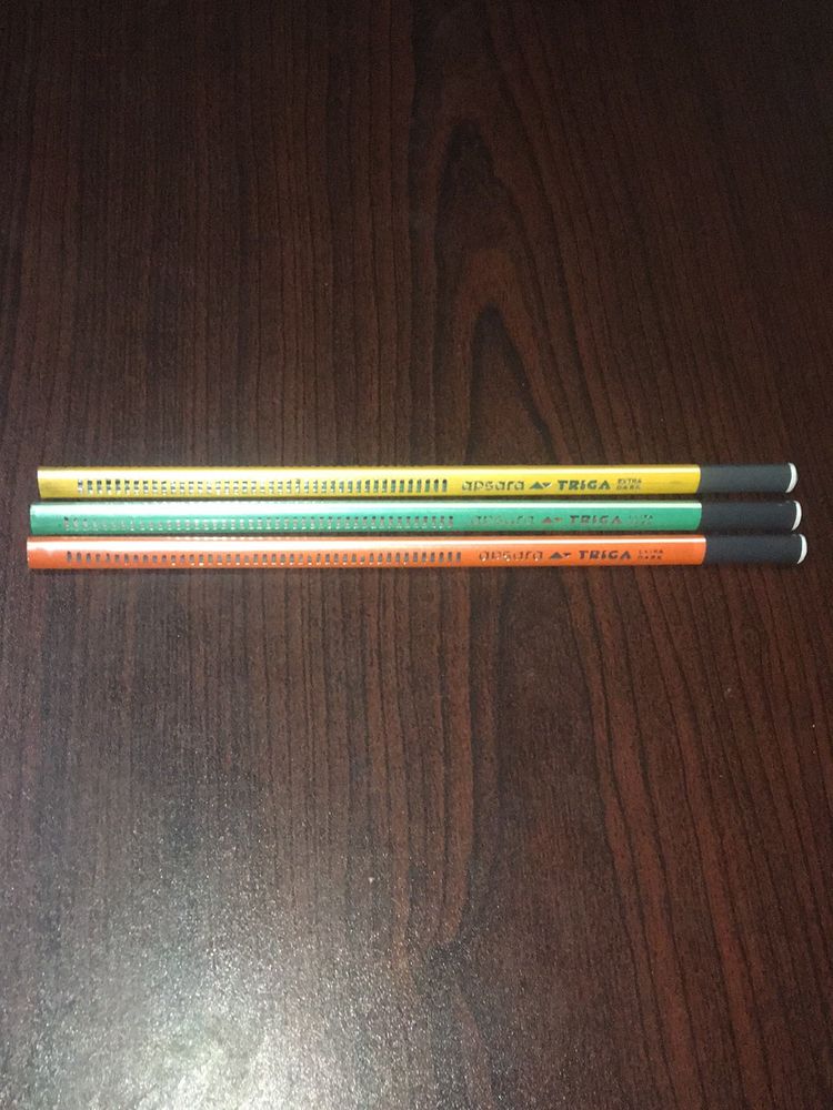 Apsara Triga Extra Dark Pencils Pack Of 3 .