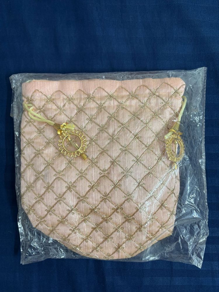 Embroidered Potli Bag