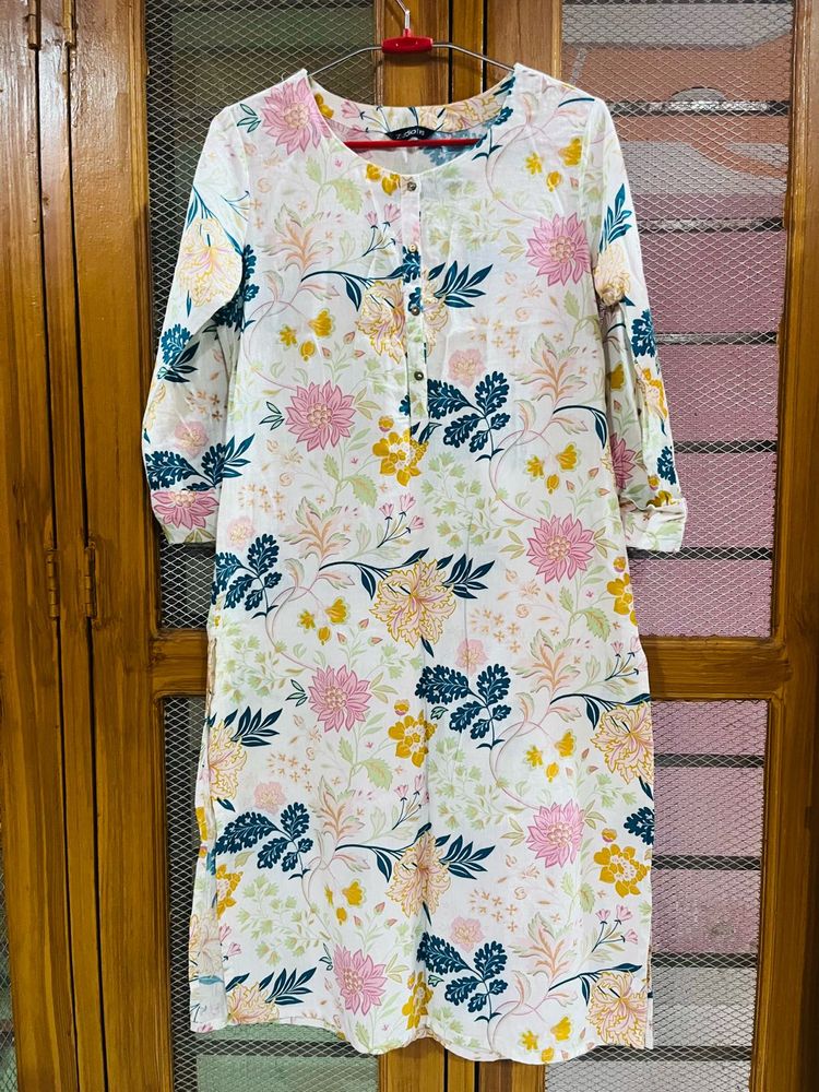 Floral Print Kurta
