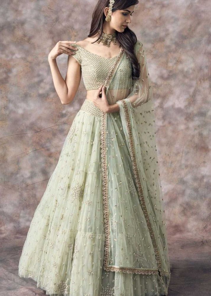 Gorgeous Mint Green Lehenga
