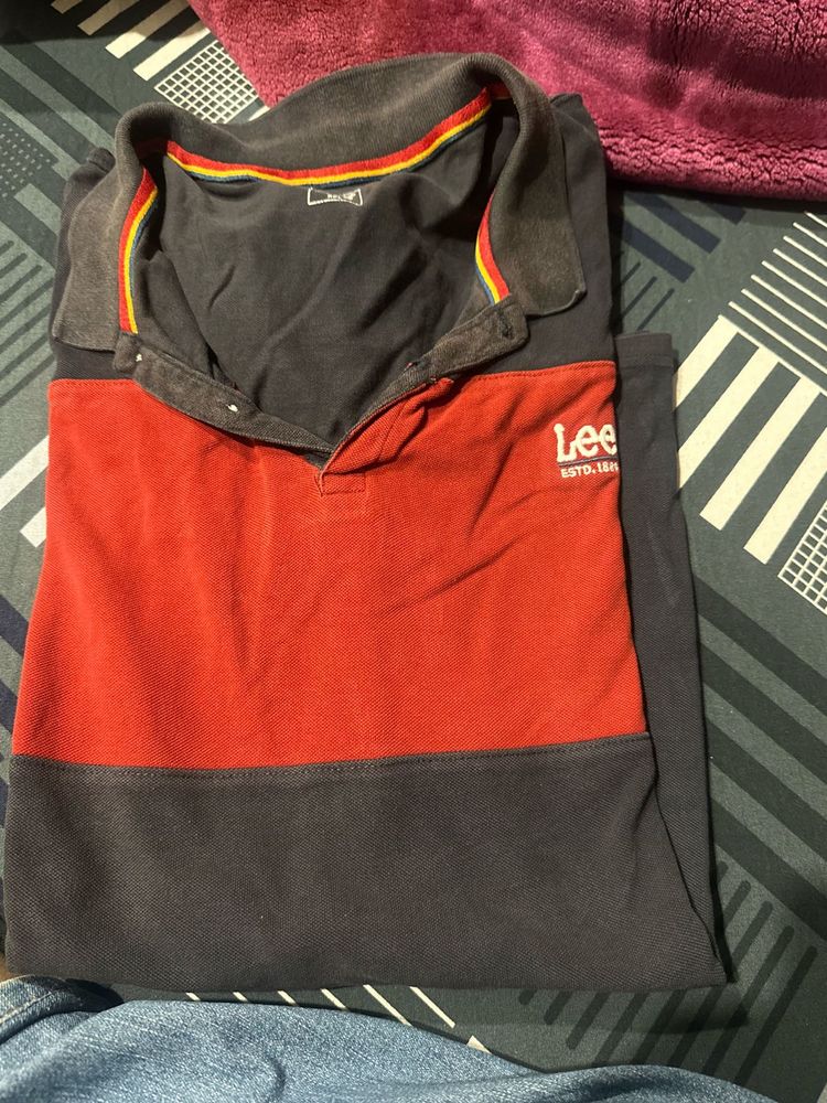 Lee Colorblocked Polo Shirt