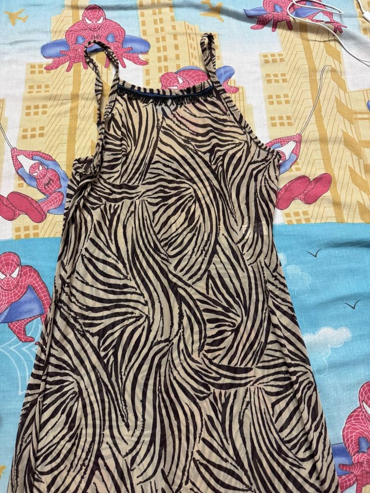 Zebra Print Dress