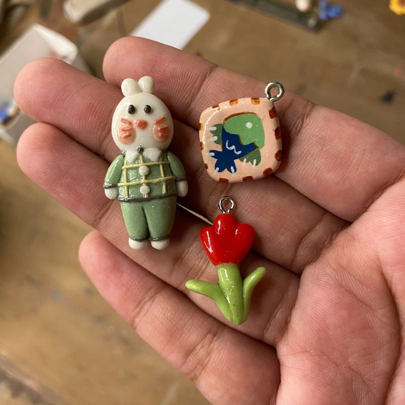 Set of 3 phone/bag Charms