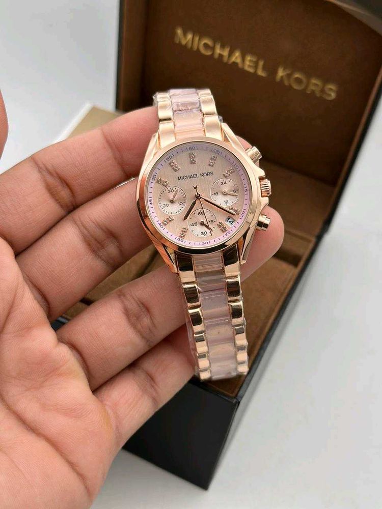 MK ALL CRONO &amp; DATE WORKING LADIES WATCH