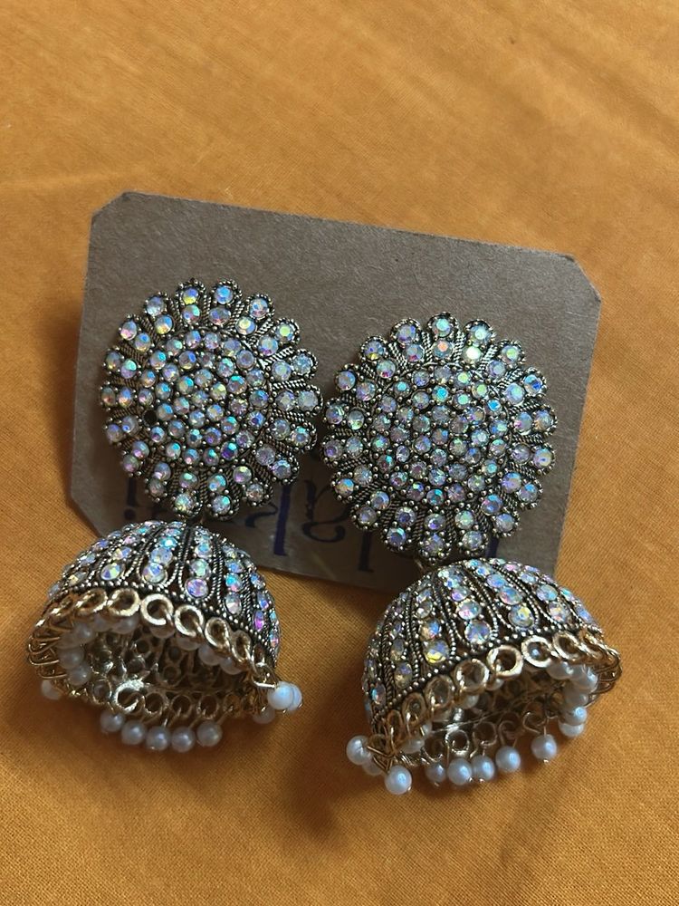 Sparkling Jhumka Earrings