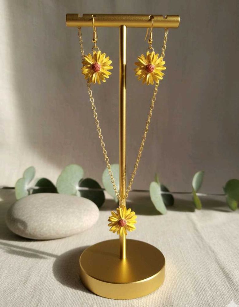 Sunflower Jewelry Set