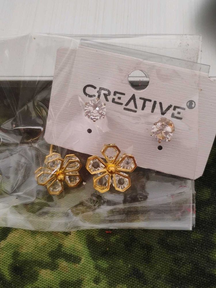 Flower Stud Earrings