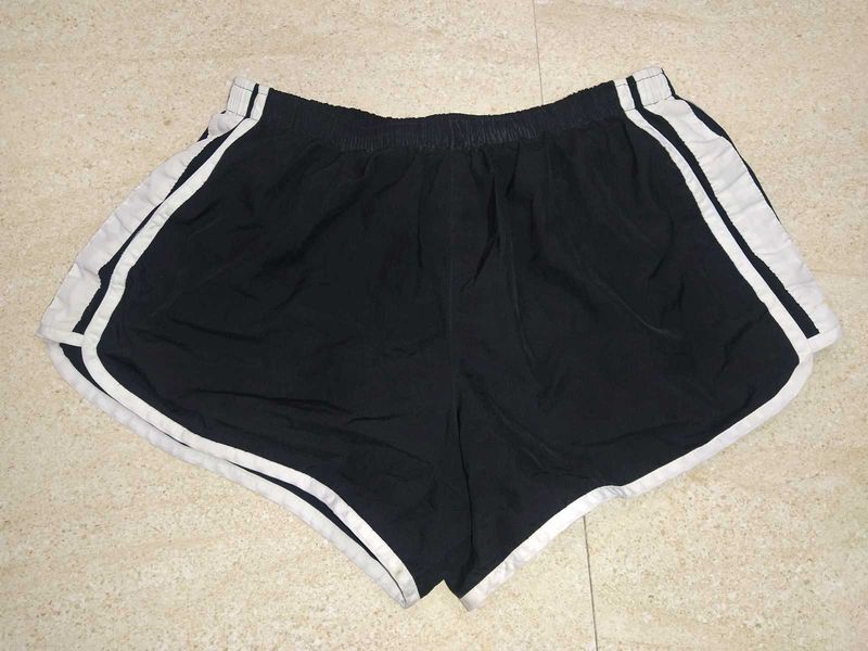 Black &amp; White Shorts