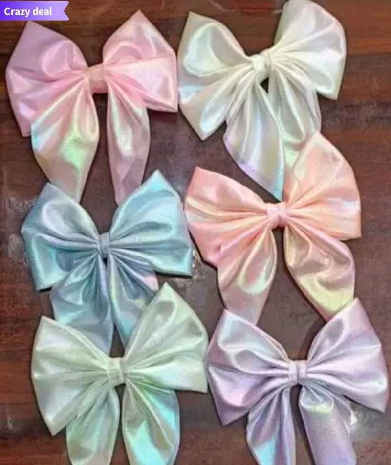SZN Women Set of 6 Bow Alligator Hair Clip