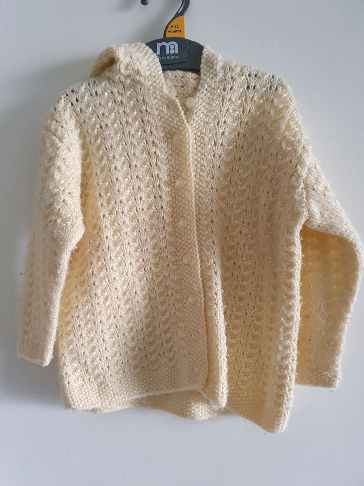 Cream Sweater (Handmade)