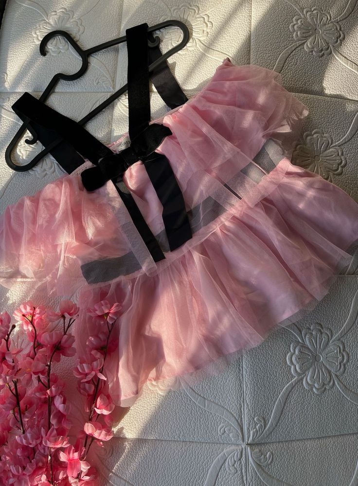 Cute Baby Pink peplum top