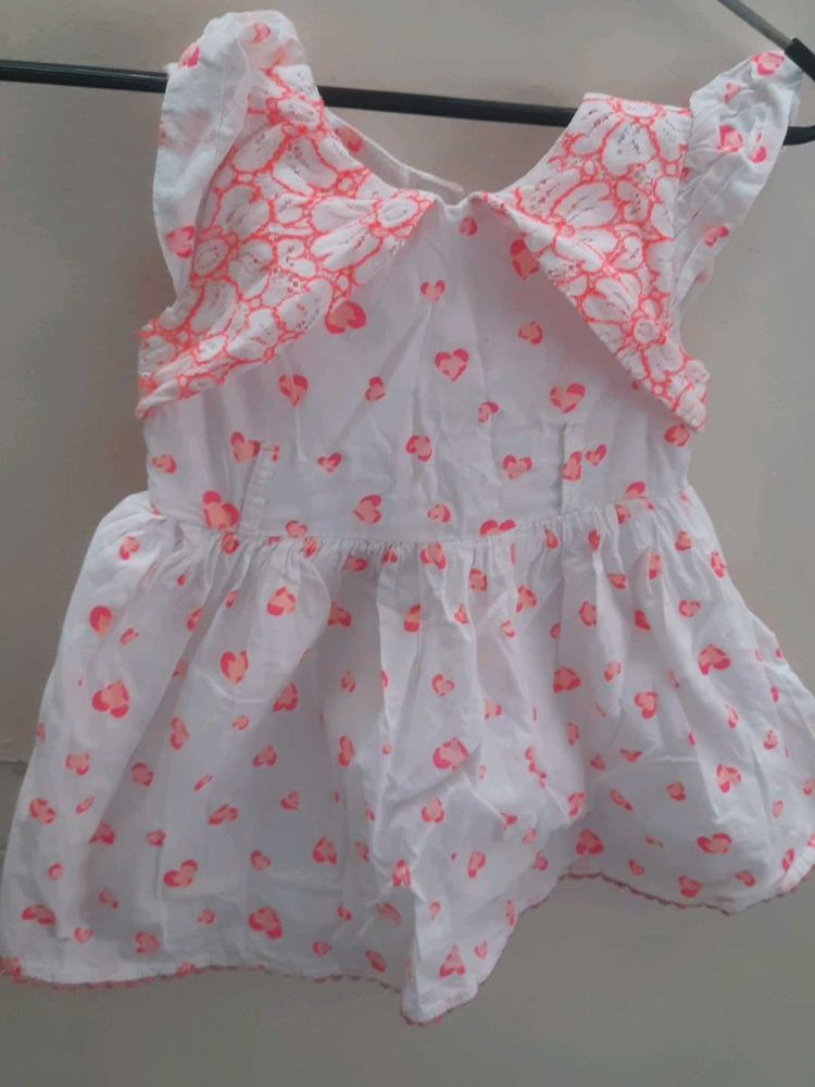 Pure Cotton Baby Dress For Summers