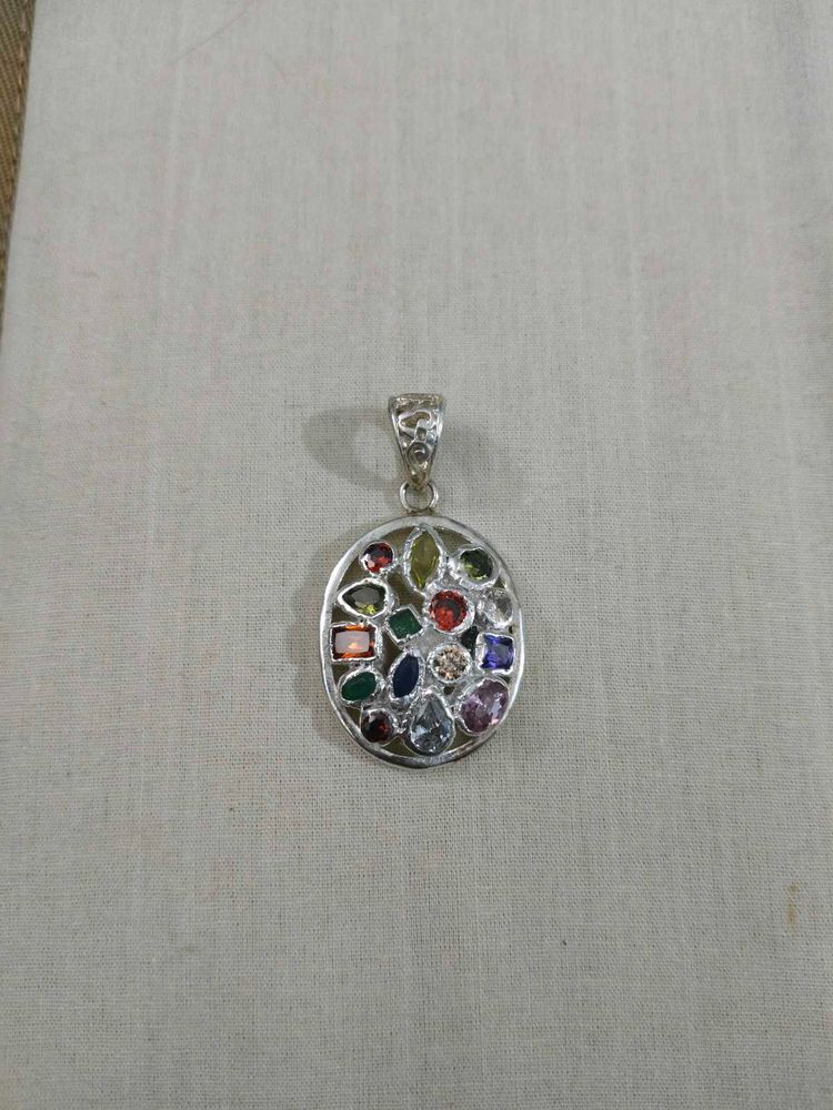 Beautiful Silver Tone Pendant For Women