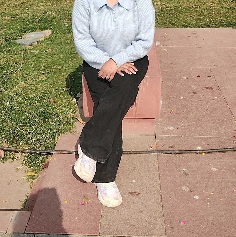 straight black jeans