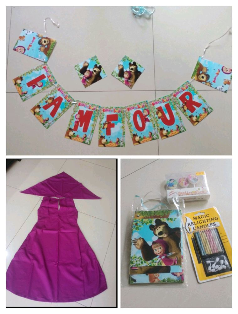 Theam Party Combo Set With Costume