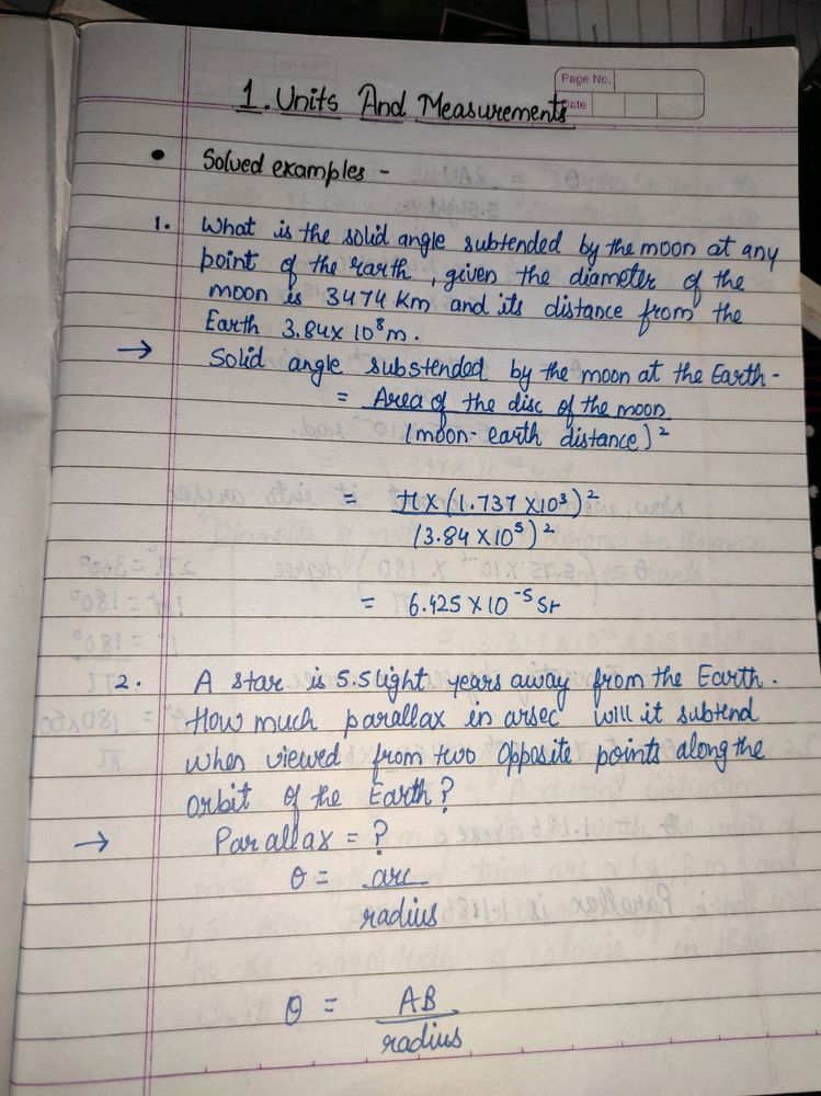 Chemistry And Physics Handwritten Notes