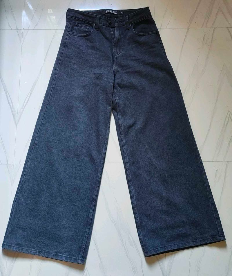 The Roadster life co. Wide Leg Denim Jeans
