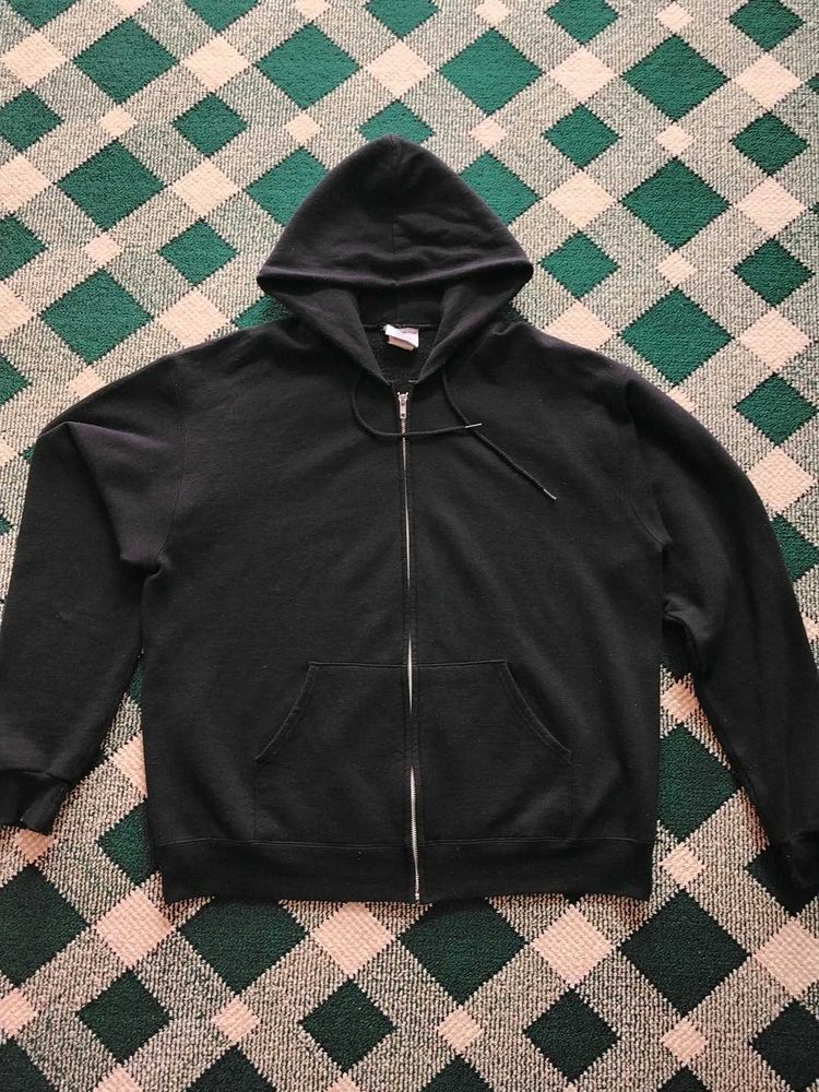 Black Zip-Up Hoodie