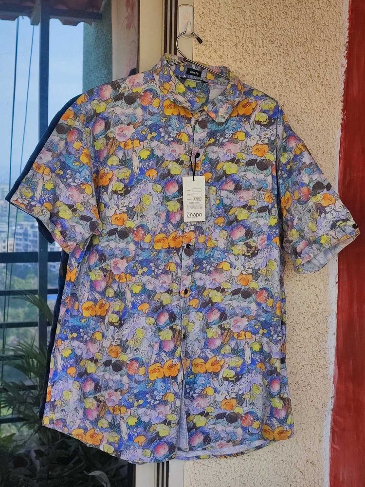 Artistic Floral Printed Shirt