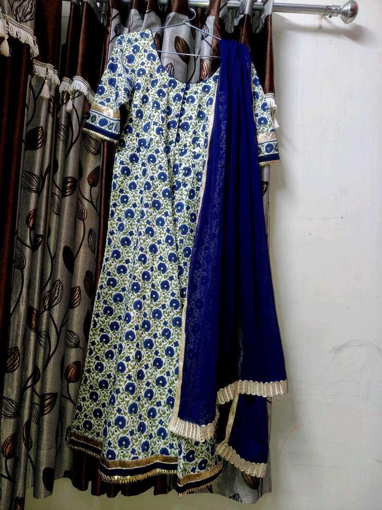 Floral Anarkali Kurta Set