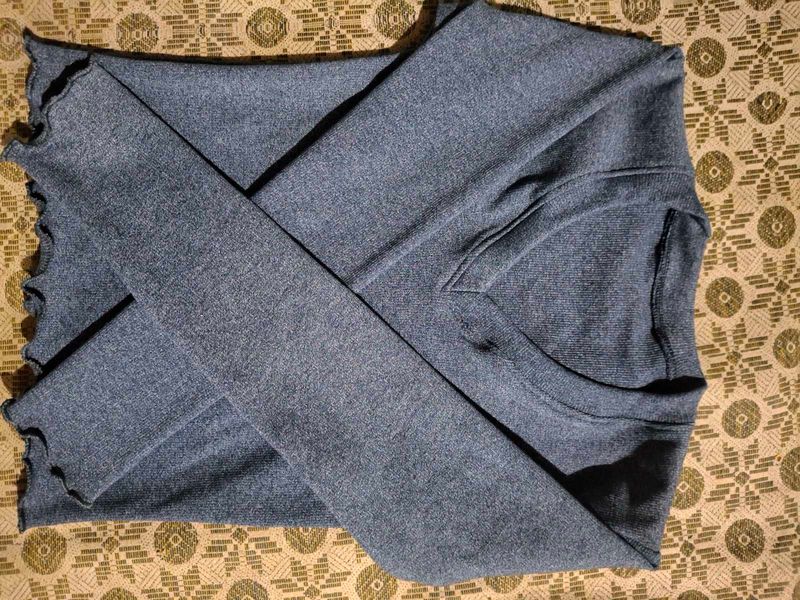 ❤️Charcoal Long Sleeve Cozy Top❤️