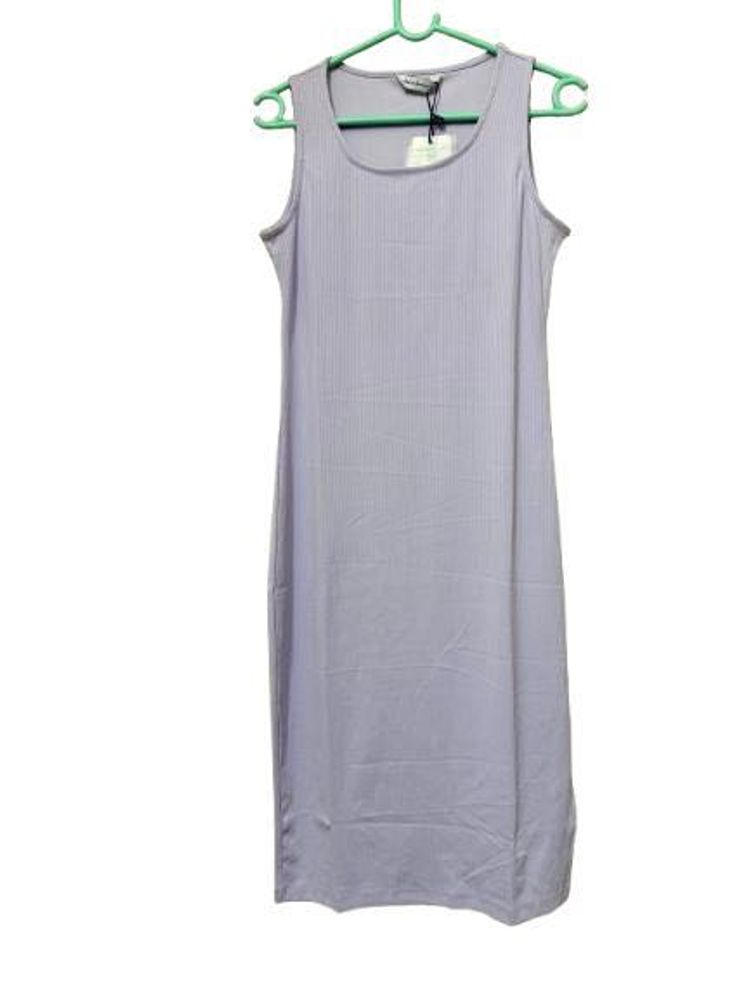 Ribbed Sleeveless Midi Dress