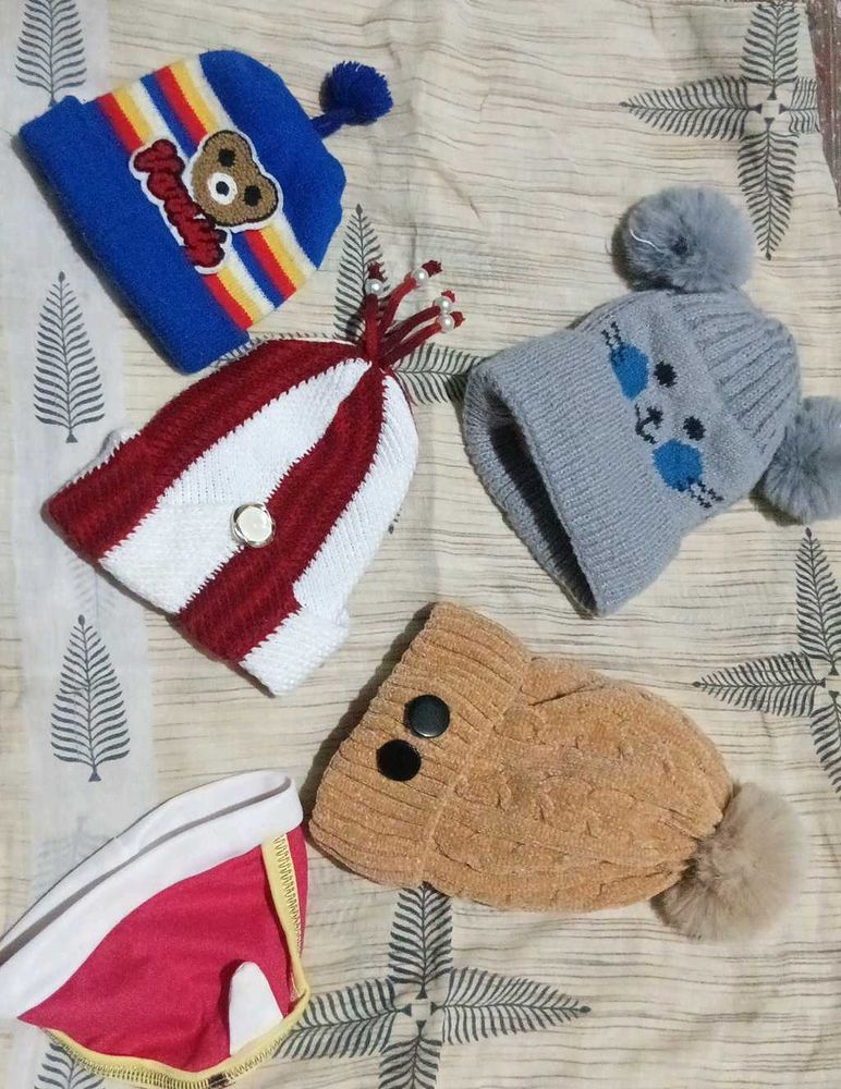 Cute Baby Hats Bundle