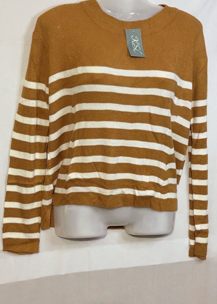 Striped Knit Sweater