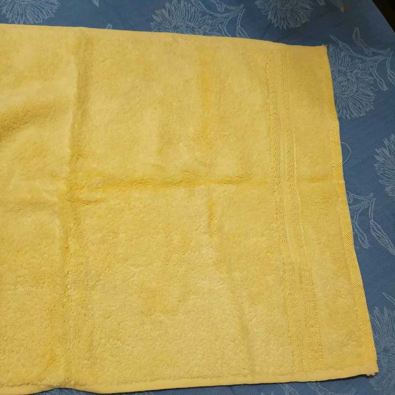 Yellow Bath Towel Brand New